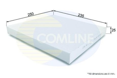 - Фільтр салону (аналогWP9368/LAK411) COMLINE EKF172