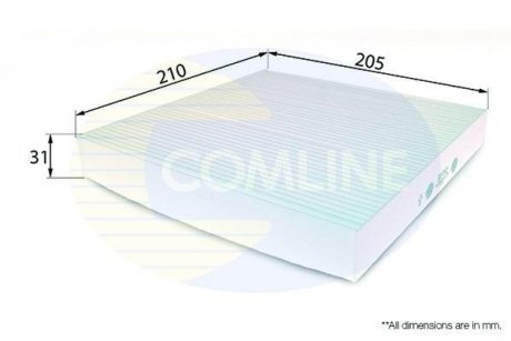 - Фільтр салону (аналогWP9106/LA136) COMLINE EKF192