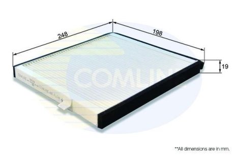 - Фільтр салону (аналогWP9254/LA361) COMLINE EKF202