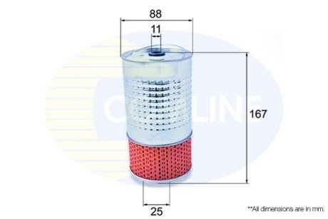 - Фільтр оливи (аналогWL7004/OX38D) COMLINE EOF011