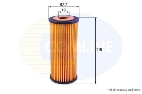 - Фільтр оливи (аналогWL7288) COMLINE EOF183