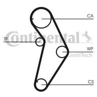 Ремінь ГРМ (Вир-во) Contitech CT927