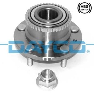 MAZDA маточина задня з кільцем ABS MAZDA 6 02-, 323 -04, 626 -02, Premacy 99-. DAYCO KWD1281