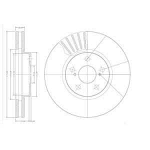 Диск гальмівний Delphi BG3189