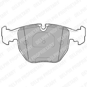 Комплект гальмівних колодок Delphi LP1003