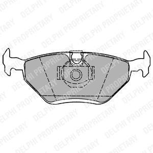 BMW колодки гальмівні задн.E46 318-328 98- Delphi LP1423