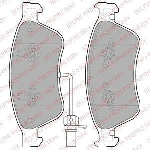 VW гальмівні колодки передн.A6/8,Phaeton 02- Delphi LP2072