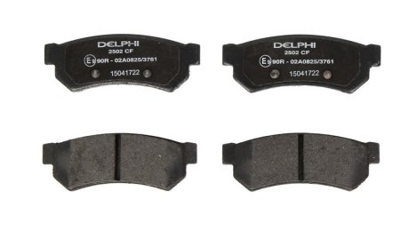 Комплект гальмівних колодок Delphi LP2502