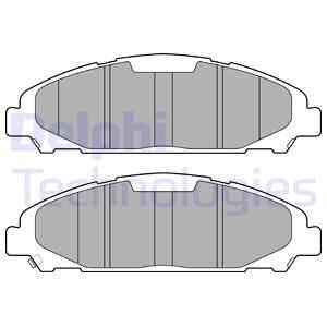 Гальмівні колодки, дискові Delphi LP3255