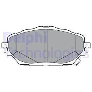 Гальмівні колодки перед. C-HR 16-, COROLLA 2.0 Hybrid 19- Delphi LP3378