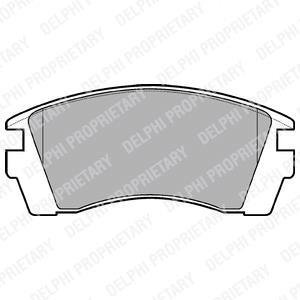 NISSAN гальмівні колодки передн.Sunny kombi 90-96 Delphi LP952