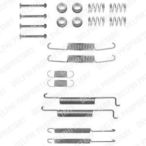 VW Р/к установки задн. гальм. колодок 200X40 Audi 80,100,Passat -88 Delphi LY1033