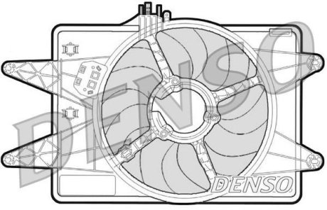Вентилятор радіатора DENSO DER09024 (фото 1)