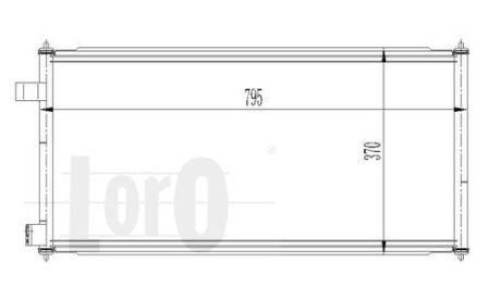 Радіатор кондиціонера Connect 1,8 Di/TDCi 02- DEPO 0170160021 (фото 1)