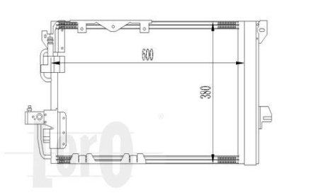 Радіатор кондиціонера O. Astra G 1.6/1.8 16V 01> DEPO 0370160016