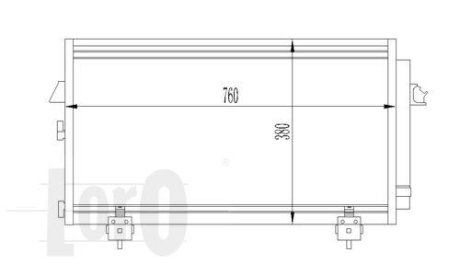 Радіатор кондиціонера TOYOTA RAV4 1.6-1/8i 00- DEPO 0510160014 (фото 1)