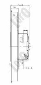 Вентилятор радіатора TRANSPORTER T4 2.4D 90- DEPO 0530140023