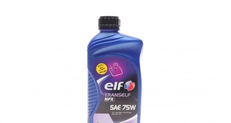 Трансмиссионное масло Tranself NFX 75W синтетическое 1 л ELF 223519 (фото 1)