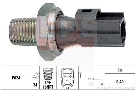 FORD датчик тиску мастила Focus 98-,Fiesta,Mondeo II,III,Transit,Citroen Jumper,Mazda,Peugeot EPS 1800145