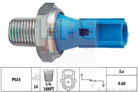 FORD датчик тиску мастила Transit 99- EPS 1800147