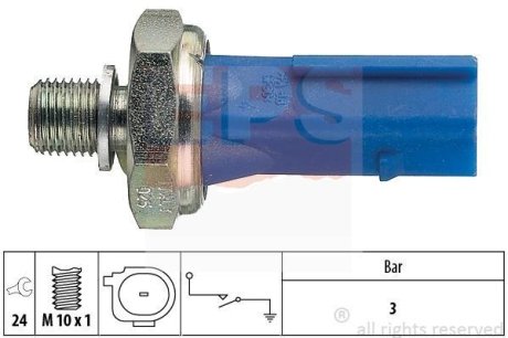 VW датчик тиску мастила VW 2.0 12- (синій) EPS 1800212