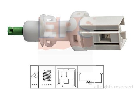 FIAT вимикач STOP-сигналів (під педаль) PUNTO 1.4I 93 EPS 1810068 (фото 1)