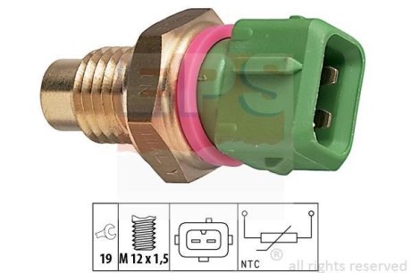 CITROEN датчик температури води AX1.1-1.4 91- EPS 1830114
