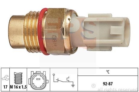TOYOTA датчик включення вентилятора радіатора Corolla EPS 1850198 (фото 1)