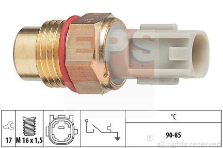 TOYOTA температурний датчик включення вентилятора радіатора AVENSIS 97- EPS 1850223 (фото 1)
