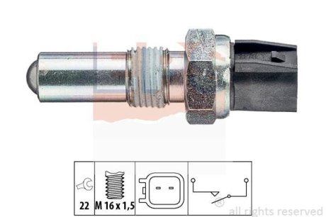 FORD вимикач світла заднього ходу C-Max 1,6-2,0 07-, Focus, Mondeo. EPS 1860283