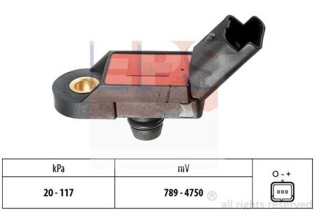 CITROEN датчик тиску FIAT EPS 1993056