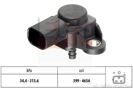 DB датчик тиску і температури W204/211/212,ML W164,W221/222,Sprinter,Vito 06- EPS 1993165