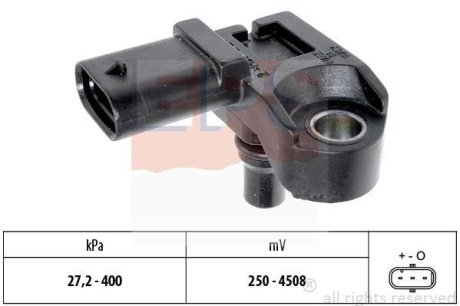 BMW датчик тиск.наддуву E81/E90/F10/F15/F20/F30 1,5-3,0d EPS 1993210