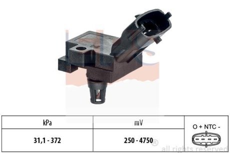 VOLVO датчик надуву CX60 2.4D 08- EPS 1993248