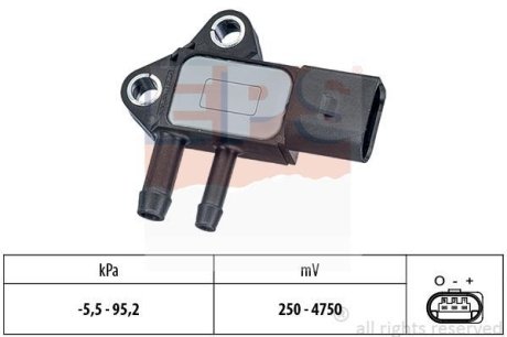 Датчик тиску вихлопних газів VW 2.0TDI 03- EPS 1993297