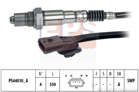 RENAULT Лямбда-зонд GRAND SCENIC III 1.2/1.4 12-, MEGANE III Grandtour 1.2-2.0 13-, NISSAN QASHQAI II Джип 1.2 13- EPS 1998310