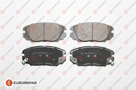 Колодки гальмівні дискові (комплект 4 шт) EUROREPAR 1639382880