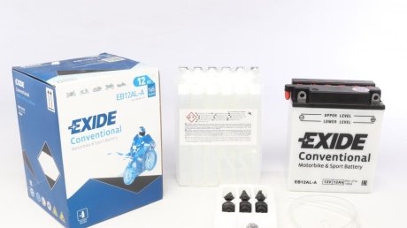 Стартерна батарея (акумулятор) EXIDE EB12AL-A