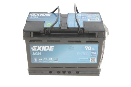Стартерна батарея (акумулятор) EXIDE EK700