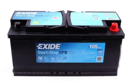 Стартерная батарея (аккумулятор) EXIDE EL1050