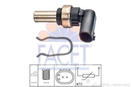 Датчик температури охолоджувальної рідин FACET 73387