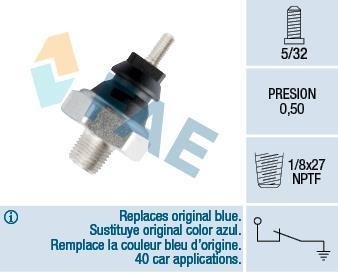 Датчик тиску мастила FAE 12040