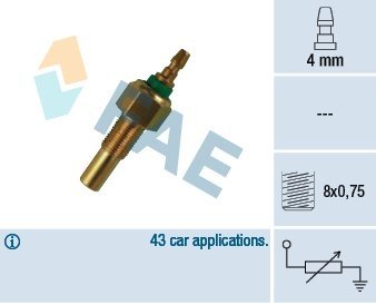 Датчик температуры. охлажд.жидкости FAE 32170