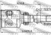 ШРКШ (ШРУС) внутрішній 33x40x27 NISSAN X-TRAIL II 2.0 4x4 07-13 Пр. FEBEST 0211J1020GRH (фото 2)