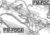 Сайлентблок підрамника (зад.) Mazda 3 03-08 FEBEST FMFOC5 (фото 2)