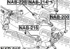 Сайлентблок важеля Nissan FX 35/45 03-08 FEBEST NAB216 (фото 2)