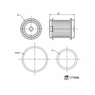 Фильтр масляный FEBI BILSTEIN 177696