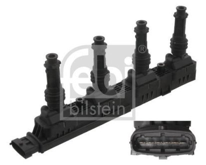 OPEL котушка запалювання 1,2/1,4i: AstraG/H, Corsa C/D, Meriva FEBI BILSTEIN 33663 (фото 1)