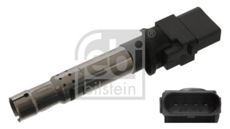 Катушка запалювання SKODA/VW SuperB/Golf/Passat/Transporter/Multivan "2,8-3,6 "00>> FEBI BILSTEIN 38706 (фото 1)