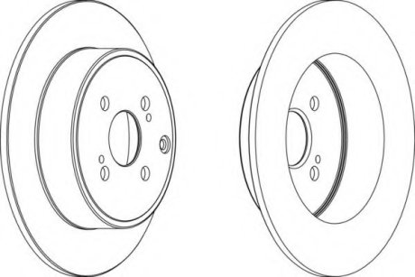 Гальмівний диск FERODO DDF1421